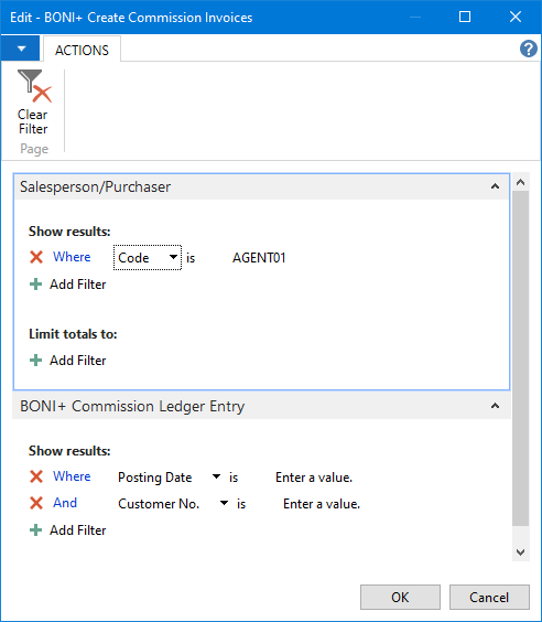 Create BONI+ commission invoices