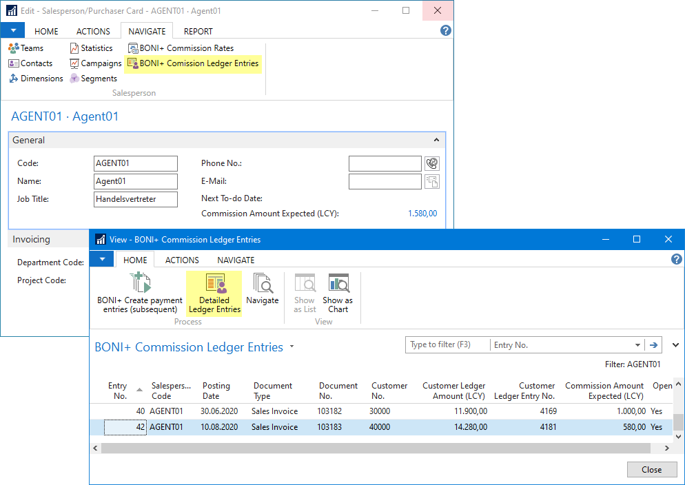 BONI+ Commission Items